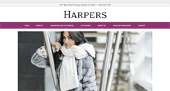 Desktop Screenshot of harpersoffairfield.com
