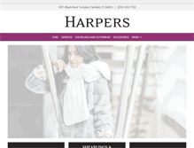 Tablet Screenshot of harpersoffairfield.com